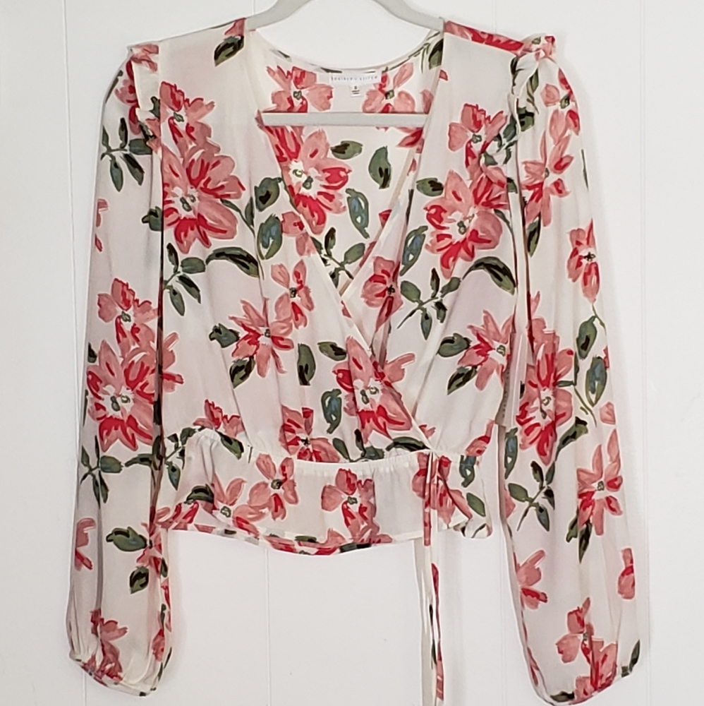 Society Stitch Floral Top